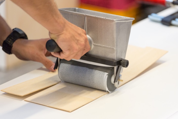 JOVI Stempelroller Aus Schaumstoff | 3 Stück Mit Verschiedenen Relief-Formen | 6 Cm Breit